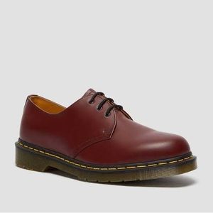 Dr. Marten 1461 W Smooth Leather Oxfords in Cherry Red